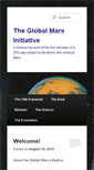 Mobile Screenshot of globalmarsinitiative.com
